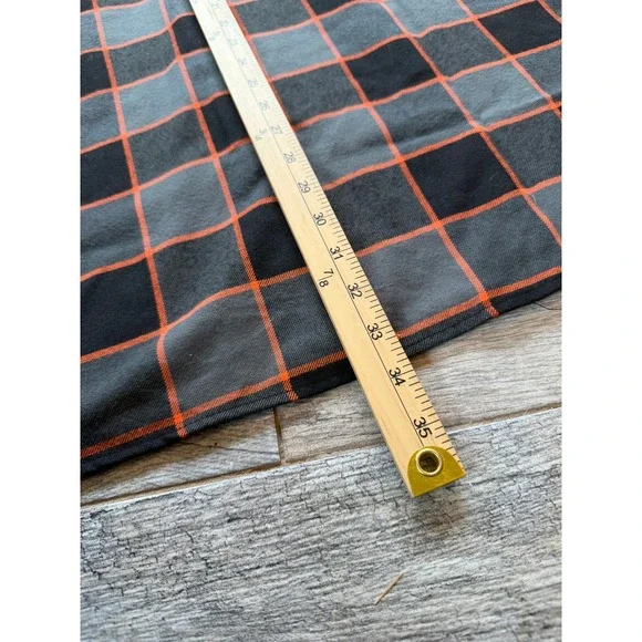 Dixxon Flannel Heritage Shirt Mens 2X Black Orange Plaid XXL D-Tech Long Sleeve - Picture 5 of 12